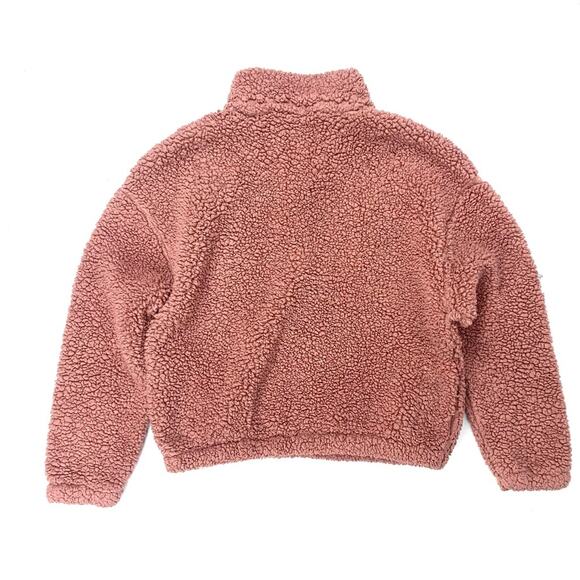 Faux Fur Sherpa Cropped Pullover - Picture 5 of 10